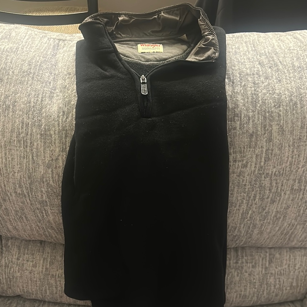 Wrangler Black Pullover Jacket